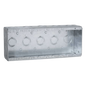 Caja Multigang de 5 Gang / Profundidad 2 1/2\" / 19 Entradas 1/2\"-3/4\".