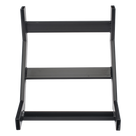 Curva Vertical Interior de 90° para Escalera Tubular de 1.5\" de Peralte y 12\" de Ancho, Acabado con Pintura Epóxica Color Negro, Incluye Coples y Tornillería