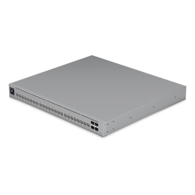 UniFi Switch Pro HD Capa 3, 24 puertos Etherlighting POE++ / (22) puertos 2.5 GbE, (2) puertos 10GbE, todos POE++, (4) puertos 10G SFP+, 600W presupuesto POE