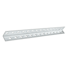 Ángulo Perforado / 50 cm (19.7 ft) / Ancho 2.5 cm / Soporte Guía Horizontal / Acero Galvanizado