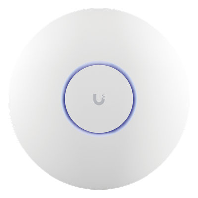 Access Point UniFi WiFi 7 Pro / Soporta 6 GHz / para Interior en Techo o Pared / 6 streams / MU-MIMO 2x2 en cada banda (2.4/5/6 GHz) / Multi-Link Operation /  Puerto 2.5 GbE. NO incluye POE+