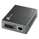 Convertidor de Medios / Fibra Óptica Monomodo / 1 Puerto RJ45 10/100 Mbps / Puerto SC 100 Mbps / Alcance 20 km (65,616.8 ft) / Plug and Play
