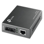 Convertidor Fibra Óptica Monomodo /  1 Puerto RJ45 10/100 Mbps / Puerto Fibra Óptica SC 100 Mbps / Hasta 20 kilometros / Plug and Play
