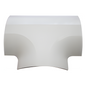 Sección en \"T\" color blanco de PVC auto extinguible para canaleta DMC4FT (9440-02001)