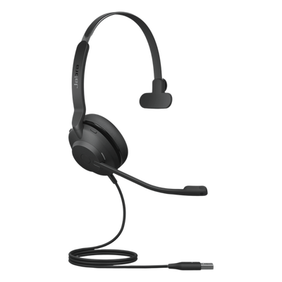 Jabra Evolve2 30, Auricular mono versión UC con aislamiento de ruido, indicador de ocupado (Busylight) (23089-889-979)