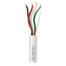 Cable para Alarma / 4x18 AWG / Riser / 305 m (1000 ft) / UL 1666 / FT4 / Blanco