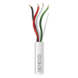 Bobina de 305 Metros (1000 Pies) / Cable de Cobre / 4 x 18 AWG / Riser / Color Blanco / Para Aplicaciones de Alarmas de Intrusión/Control de Acceso/ Automatización / Interfonos y Tv Porteros