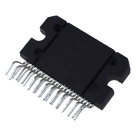 Amplificador de Audio Clase AB / 4 Canales / 35W x 4 @ 4Ω / 8V-18V / Multiwatt-25
