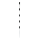 Poste de cerco eléctrico / 1.2 m (3.9 ft) / Acero galvanizado G60 / 5 aisladores de paso / 18 kV dieléctrico