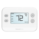 Termostato No Programable / 1H/1C / Pantalla 4.09 pulgadas / Precisión ±0.5 °C / Alimentación 24 VCA o Baterías AA