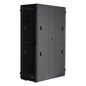 Gabinete para Centro de Datos / 48 UR / 800 mm Ancho x 1070 mm Profundidad / Puertas Perforadas 80% / Carga Estática 1588 kg / Acero Epoxi Negro