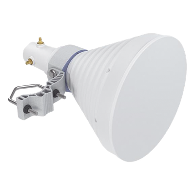 Antena Sectorial Simétrica Starter Horn de 30º, 5150 - 5950 MHz, ganancia de 18 dBi, conexión RP-SMA