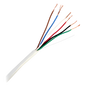 Bobina de 305 Metros (1000 Pies) / 6 x 22 AWG / Cable de Cobre / Tipo CMR / Para Interior / Para Aplicaciones de Control de Accesos / Alarmas de Intrusión / Automatización / Interfonos y TV Portero