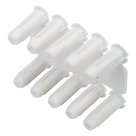 Taquete de Fijación / Doble Expansión Multidireccional / Tornillo 8 mm x 3/4\" (19.1 mm) / Polietileno HDPE / 100 Piezas / -50°C a +80°C