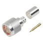 Conector N Macho de Anillo plegable para cables LMR-400, 9913, CNT-400, RG8/U-SYS, RFLASH-1113, 8214.
