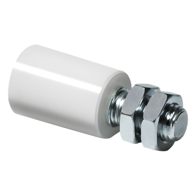 Rodillo de Nylon 30mm / Con Cuerpo de Acero Galvanizado Resistente a la Corrosión