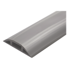 Canaleta flexible de piso / PVC autoextinguible / 100kg carga / 305mm² / 2.5m (8.2ft) / -20°C a +80°C
