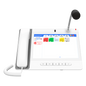Teléfono IP Color Blanco Android 9.0 Empresarial para voceo 20 líneas SIP, pantalla táctil, Wi-Fi y Bluetooth, PoE, Voceo/ Musica por Multicast, puertos Gigabit, Sofware de Enfermeria