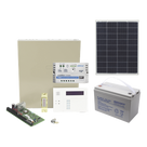Kit Panel de Alarma Solar / 85W / 48 Zonas / Batería 100Ah / Teclado Alfanumérico con RF / Botón de Pánico