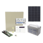 Kit Panel de Alarma Solar / 85W / 48 Zonas / Batería 100Ah / Teclado Alfanumérico con RF / Botón de Pánico
