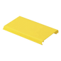 Tapa Con Bisagra a Presión Para Canaleta FiberRunner™ FR4X4YL10, de PVC Rígido, Color Amarillo, 3 m de Largo