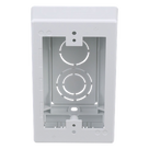 Caja de Pared Superficial / 5 x 3.26 x 1.62 in / PVC Auto-extinguible UL94-V0 / 3 Entradas de Tubería
