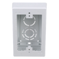 Caja de Pared Superficial, Uso Universal con Placas de Pared, con Cinta Adhesiva, Color Blanco