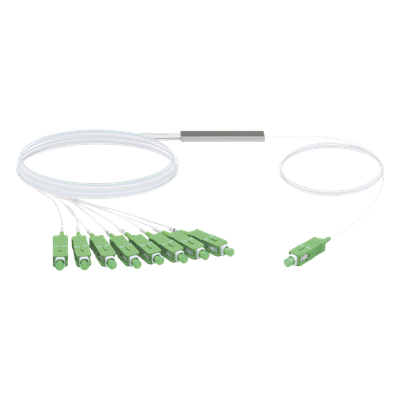 UFiber Splitter (Divisor Óptico) PLC 1 x 8, con conectores SC/APC