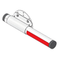 Brazo de aluminio sin iluminación de 14ft (4.26m) / Montaje no incluido