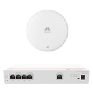 Kit Router Multi-Servicio / 1x GE WAN / 4x GE LAN PoE 50W / Punto de Acceso Wi-Fi 7 / 3.5 Gbps / MU-MIMO 2x2 / Smart Antenna / Montaje Techo y Pared