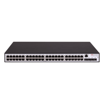 Switch Gigabit / Administrable / 48 Puertos 1000 Mbps / 4 Puertos SFP / Configuración Nube Hik-PartnerPro / Soporta IGMP