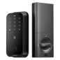 Cerradura Inteligente con Huella Digital LNDU HK01W / WiFi Integrado / Compatible Apple HomeKit / Teclado Táctil / 8 Baterías AA / Escaneo iPhone-Apple Watch-Fob / Bloqueo Manual y Automático / Ext
