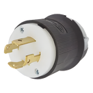 Clavija Industrial con Bloqueo de Media Vuelta / 30 A / 250 V CA / 3 Polos 4 Hilos / NEMA L15-30P / 2.75 x 2.33 in (7.0 x 5.9 cm)
