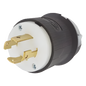 Clavija con Bloqueo de Media Vuelta Industrial 30 A 250 V CA / 3 Polos 4 Hilos / Nema L15-30P.