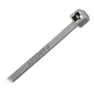 Cincho de Nylon 6.6, Color Gris, 290 mm largo x 3.7mm ancho, sección transversal intermedia, 1000pz