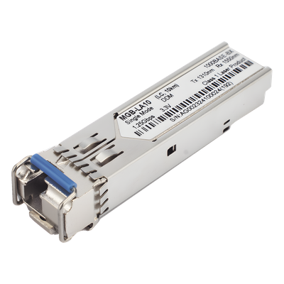 Transceptor WDM Mini-Gbic SFP 1G LC TX:1310nm RX:1550 Para Fibra Mono Modo 10 Km, Requiere MGB-LB10