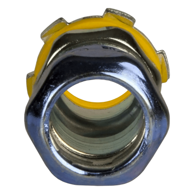 Conector de Compresión Hermético de Acero Galvanizado para Pared Delgada de 1 1/4\" .