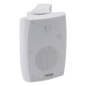 Altavoz de Pared de 2 vías | Woofer 4in + 1.5in | 2.5W - 20W | Para Sistemas 70/100V y 8 ohms | Material ABS | Rejilla y Bracket de Metal | Color Blanco