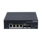 Switch Industrial con UPS / Administrable Gigabit / 3 Puertos Gigabit PoE+ (30 W) + 1 Puertos Gigabit PoE++ (90 W) / 2 Puertos SFP / 120 W Total / 48 a 57 VCD / Ideal para Proyectos / 300 Metros de