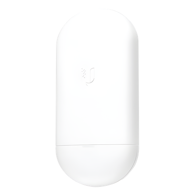 NanoStation airMAX Loco5AC CPE hasta 450 Mbps, 5 GHz (5150 - 5875 MHz), con antena integrada de 13 dBi, no incluye adaptador PoE