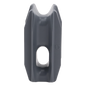 Aislador de Esquina Gris para Cercas Eléctricas / 18 kV / Anti UV / Resinas Vírgenes / Resistencia 7.5-10.2 kg / 66 mm x 31.6 mm