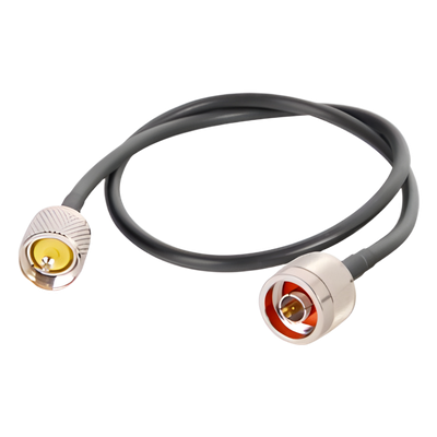 Jumper de 60 cm (23.62 Pulgadas) Fabricado con Cable RG-58U-SYS, Conector N y UHF del Otro Extremo