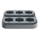 Cargador Múltiple / 6 Espacios / 110-220 VCA a 12 VCD / 0°C a 45°C / 0-95% RH
