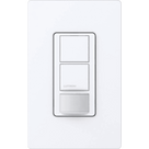 Apagador con Sensor de Ocupación PIR / Doble Circuito Independiente / 6 A 120-277 V / Ventilador 4.4 A 120 V / XCT 180° 81 m² (871.9 ft²) / Unipolar