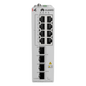 Switch Industrial eKit / 8 Puertos Gigabit + 2 SFP + 2 SFP+ / Montaje en Riel DIN / Fuente Redundante 1+1 : 9.6 a 50 VCD / Libre de licenciamiento / Gestión gratuita desde la Nube