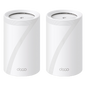 KIT 2 Routers Inalámbrico MESH Interior para Hogar / Triple Banda Wi-Fi 7 BE9300 Mbps / 2 Puerto 2.5 Gigabit WAN/LAN / 4 Antenas Internas / Operación Multi-Link MLO / Administración Mediante la App