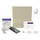 Panel de Alarma / 8 Zonas Cableadas / 40 Zonas Inalámbricas / Teclado Alfanumérico con Receptor RF / Sirena 15 W / Batería 12V 4.5Ah