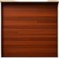 Sección para Puerta de Garage / Panel 21\" / Acabado Laminado Premium / 16 pies (4.88 m) Ancho / Estilo Americano / Aislamiento Térmico y Acústico