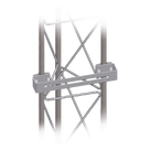 Herraje Multipropósito para Torre / Acero Galvanizado en Caliente / Compatible STZ30G / Soporte PTZ o Bullet / Incluye Abrazaderas