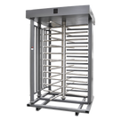 Torniquete de Cuerpo Completo / 4 Ejes de Seguridad / Rotación 90° / Paso 25 Personas/min / Emergencia 40 Personas/min / Interior/Exterior con Techo / 110 VCA / Acero Inoxidable con Pintura Gris